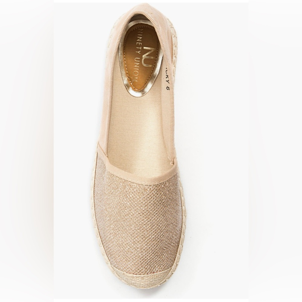 Size 11M Gold Espadrilles